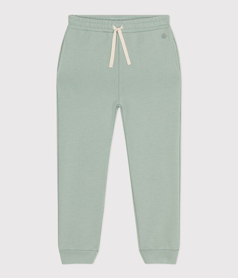 Girls' fleece jogging bottoms green