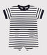 Babies' Thick Jersey Striped Playsuit