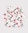 Babies' long sleeved floral-print cotton dress Ecru/multicolor