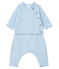 Babies' Clothing in Cotton/Merino Wool/Polyester - 2-Piece Set TOUDOU blue