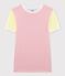Women's Iconic Striped Cotton T-Shirt GRETEL pink/MARSHMALLOW white