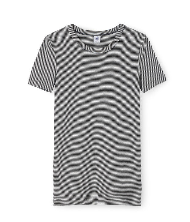 Women's Short-Sleeved Iconic T-Shirt blue/white