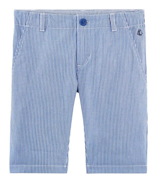 Boys' Bermuda Shorts blue/white