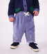 Babies' plain corduroy trousers