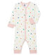 Baby Girls' Footless Ribbed Sleepsuit