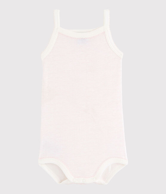 Baby Girls' Strappy Bodysuit LAIT white/BABYLONE