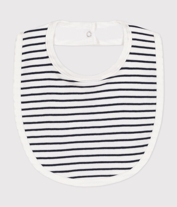 Babies' bib white/blue
