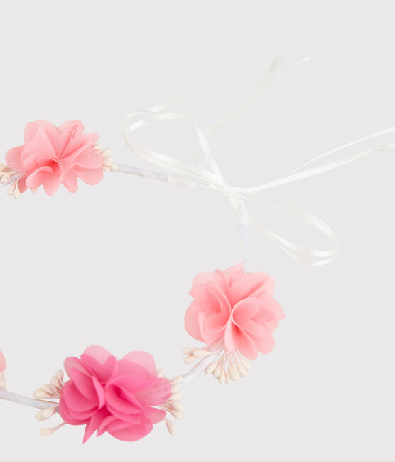 Girls' Flower Crown MARSHMALLOW white/MULTICO white