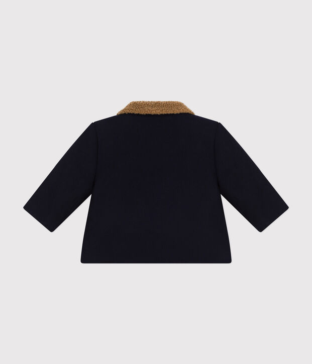 Babies' plain woollen cloth jacket SMOKING