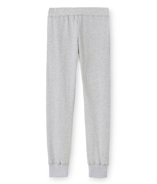 women's trousers in extra fine double knit grey