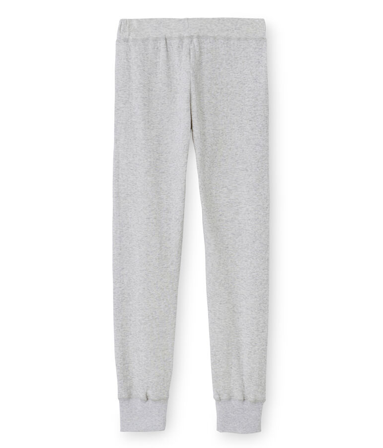 women's trousers in extra fine double knit grey