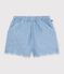 Children's plain cotton shorts blue