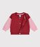 Two-tone cotton baby teddy pink/pink