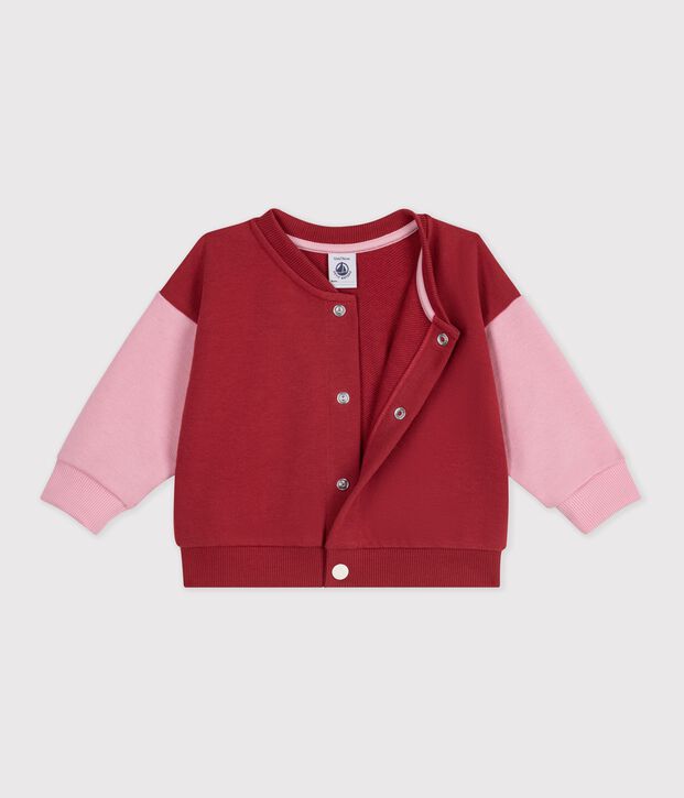 Two-tone cotton baby teddy pink/pink