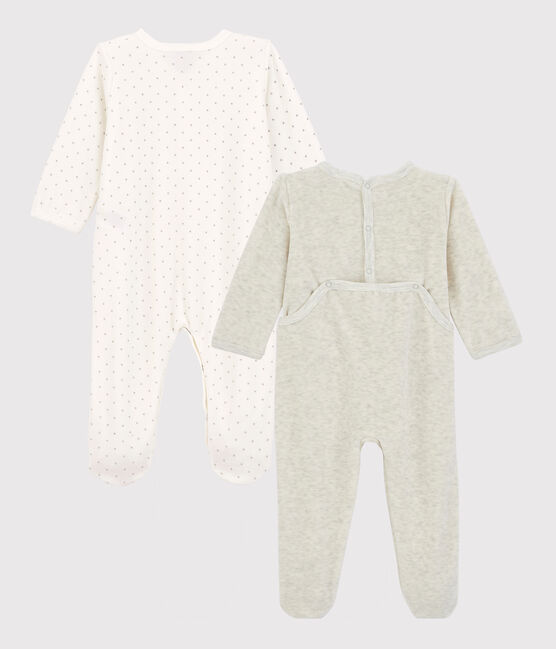 Babies' Velour Sleepsuit - 2-Pack variante 1