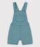 Babies' Coloured Denim Dungaree Shorts BRUT green