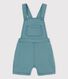 Babies' Coloured Denim Dungaree Shorts