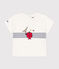 Babies' cotton Mr. Men and Little Miss T-shirt MARSHMALLOW white