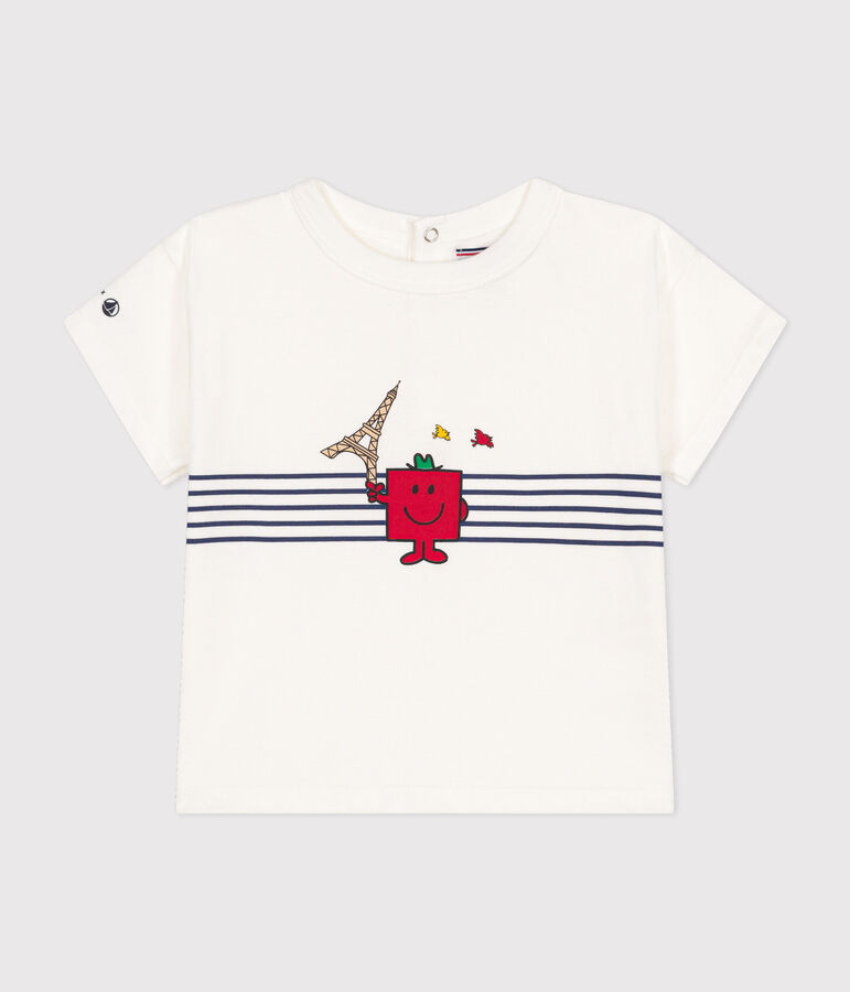Babies' cotton Mr. Men and Little Miss T-shirt white