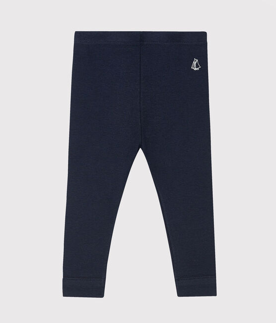 Babies' Cotton Leggings SMOKING blue