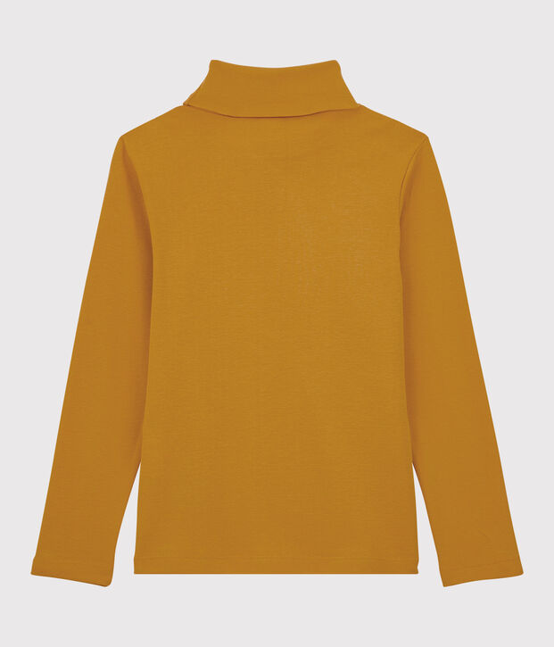 Unisex Children's Cotton Polo Neck yellow