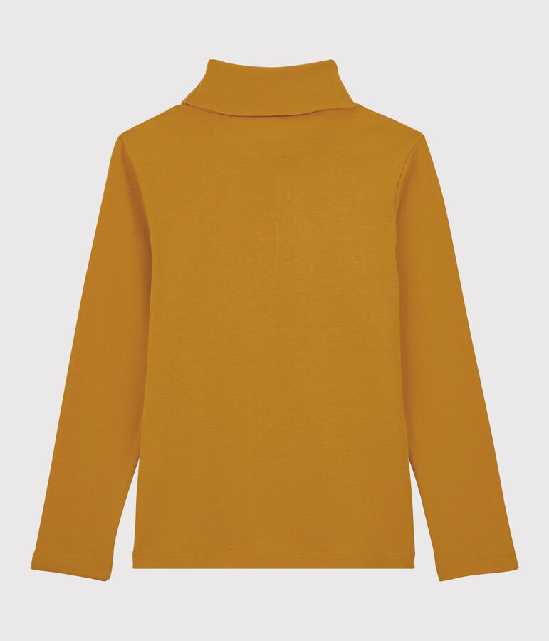 Unisex Children's Cotton Polo Neck yellow