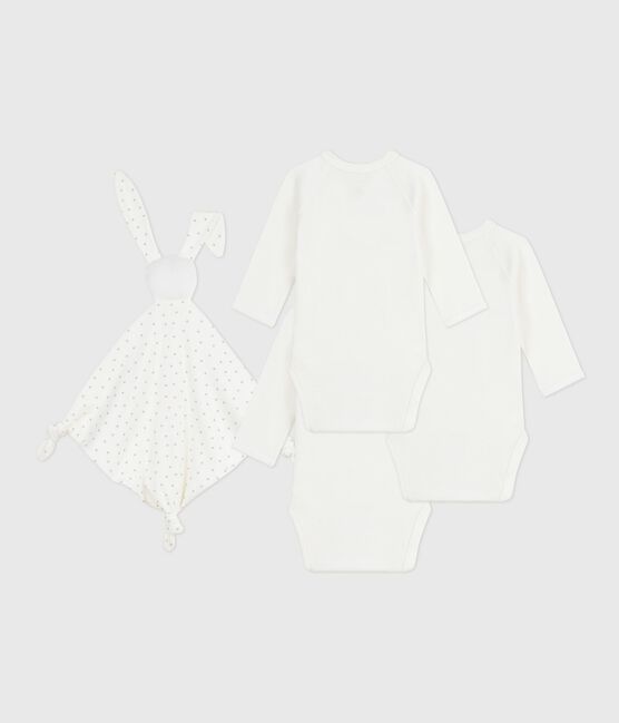 Newborn babies' embroidered cotton gift set variante 1