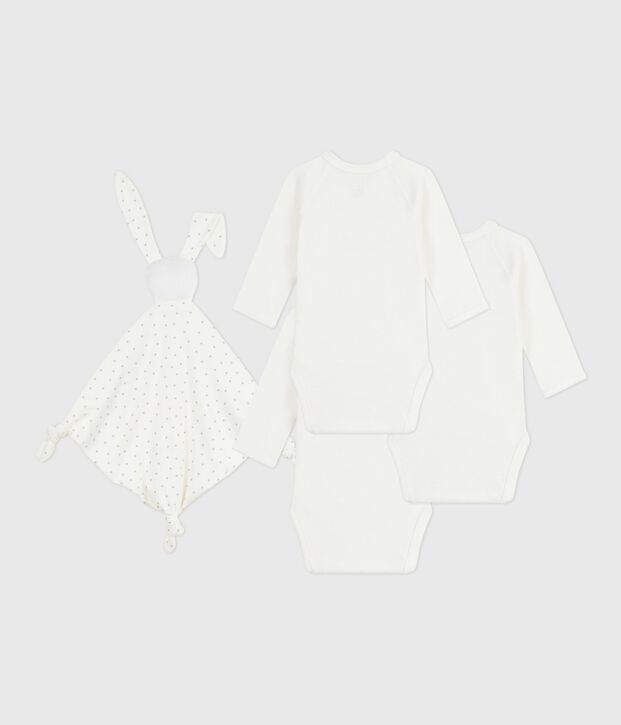 Newborn babies' embroidered cotton gift set multicolor