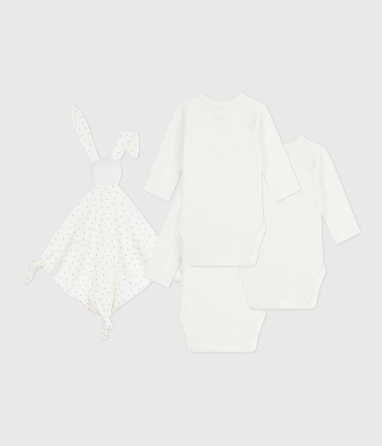 Newborn babies' embroidered cotton gift set multicolor