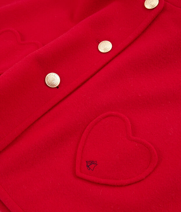 Girls' Cape red