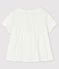 Babies' Cotton Blouse MARSHMALLOW white