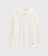 Girl's T-shirt with Peter Pan collar