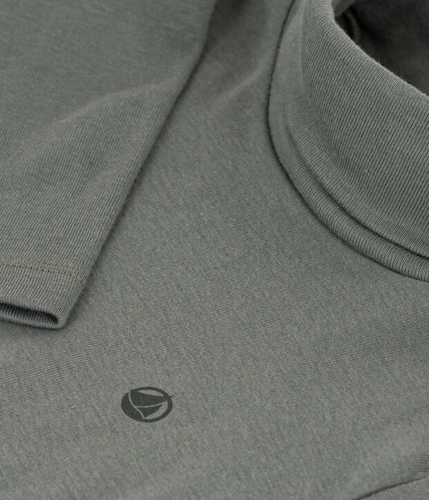 Unisex Children's Cotton Polo Neck green