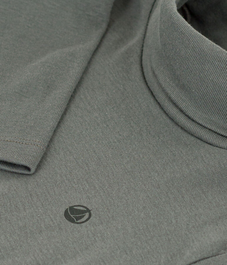 Unisex Children's Cotton Polo Neck green