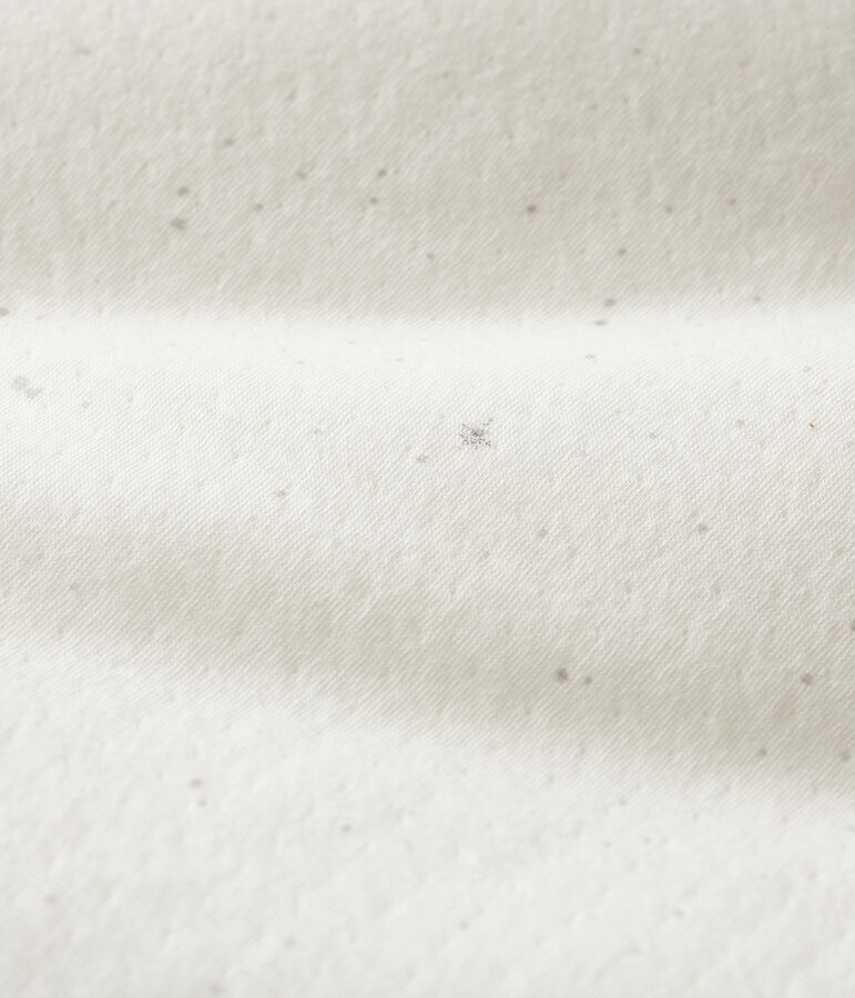 Babies' White Organic Cotton Tube Knit Baby Nest MARSHMALLOW white