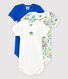 Babies' Fancy Short-Sleeved Bodysuit - 3-Pack