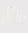 Girls' Snugfit Sparkly Star Cotton Pyjamas MARSHMALLOW white/MULTICO white