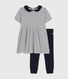 Babies' Cotton Dress and Leggings Set