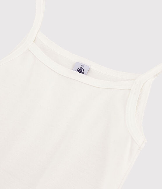 Women's Iconic Strappy Cotton Shirt MARSHMALLOW white