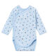 Newborn baby boy's long sleeved body