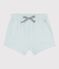 Babies' plain cotton shorts blue