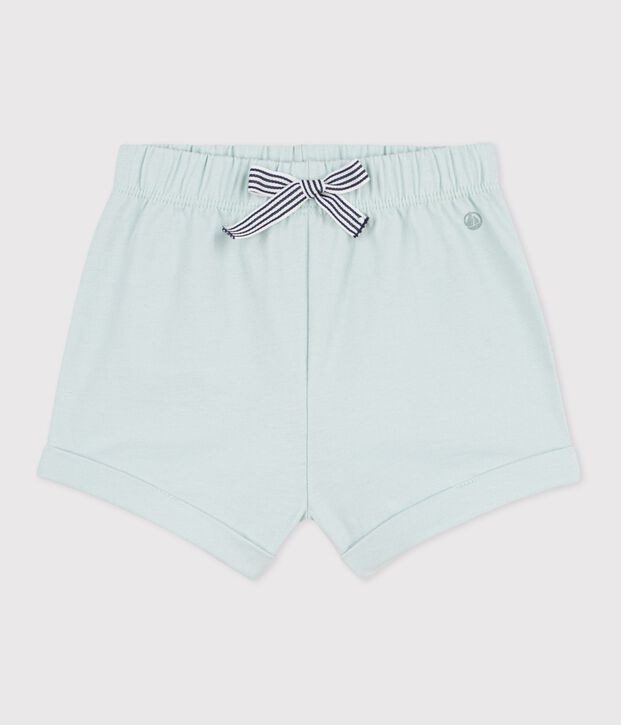 Babies' plain cotton shorts SPRAY