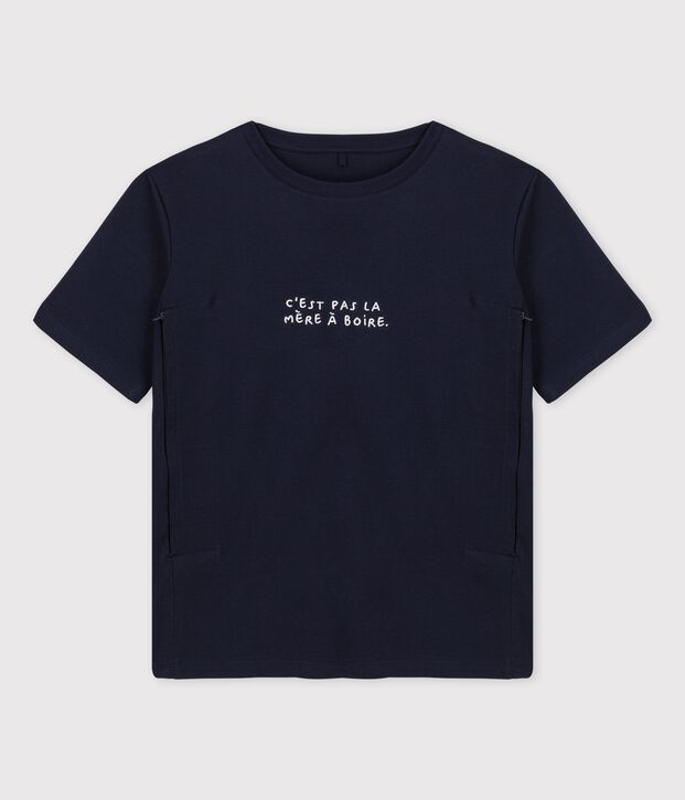 Tajine Banane x Petit Bateau Nursing T-Shirt blue