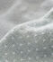 Mixed baby's jacquard scarf SUBWAY grey/MARSHMALLOW white