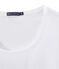 SCOOP NECK women's fine jersey tee ECUME white