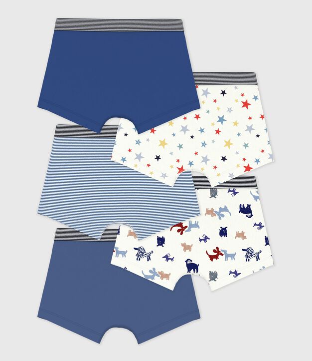 Pack of children's printed cotton boxers multicolor