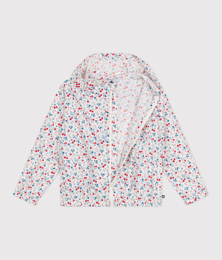 Children's Ultra-lightweight Windbreaker white/multicolor