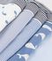 Pack of children's whale print cotton boxers multicolor
