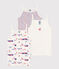 Girls' Paris Themed Cotton Vests - 3-Pack variante 1