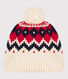 Unisex Patterned Knit Woolly Hat